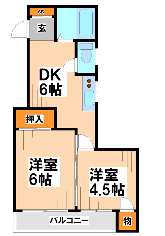 兼松ハイツ 間取り
