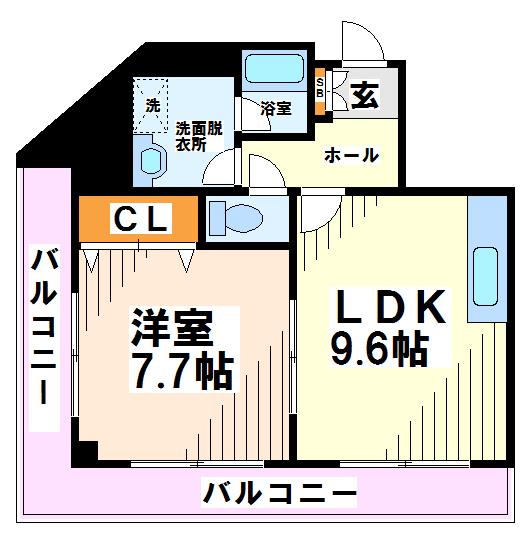 グラン・ド・ロゼ   間取り