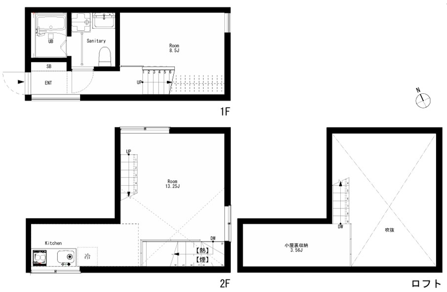 Green TerraceⅡ（グリーンテラス） 間取り