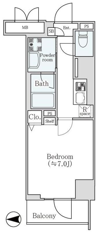 グランドレジデンス三鷹 間取り図