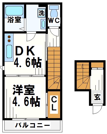 ソレイユ  間取り