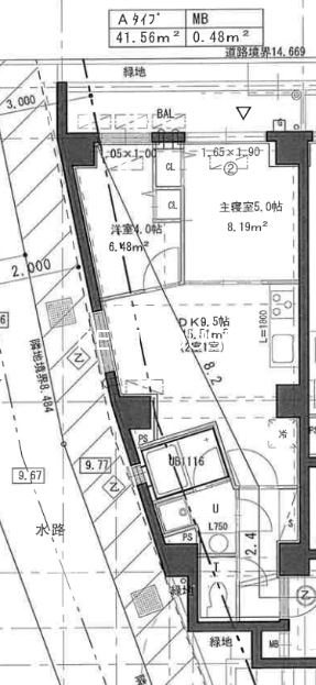 エストゥルース府中 間取り