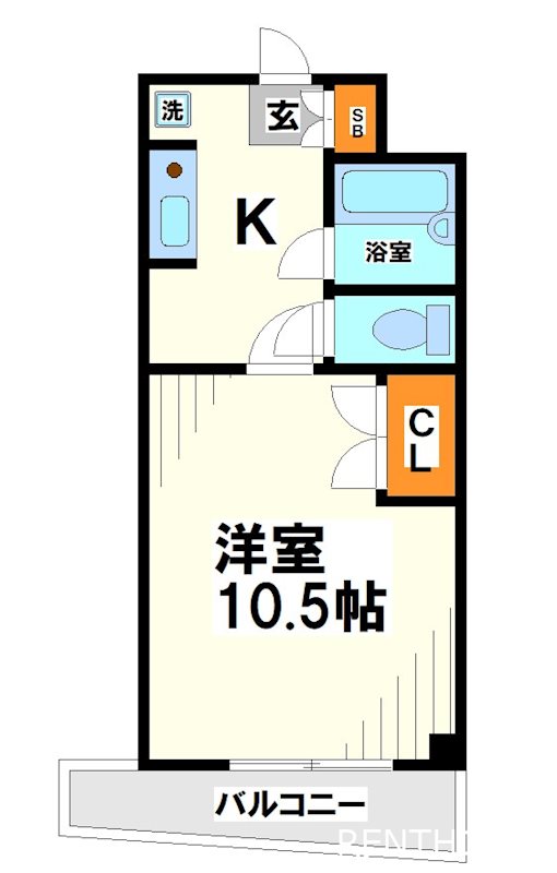 シャンブルPK    間取り