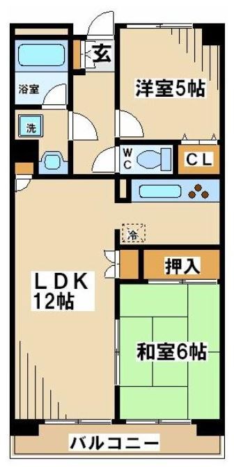 サンファミリー烏山 当社管理物件  間取り