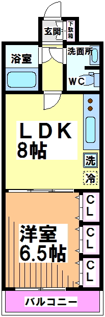 リベル高井戸【下高井戸店専任物件】 間取り