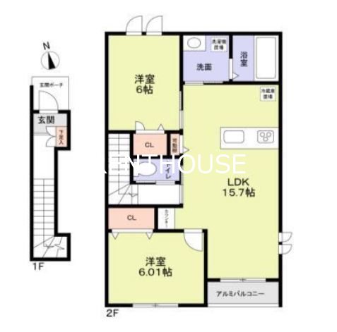 グランシャリオ  間取り