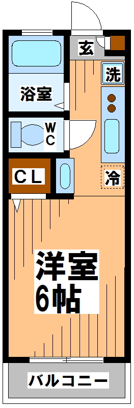 ブロスK  間取り