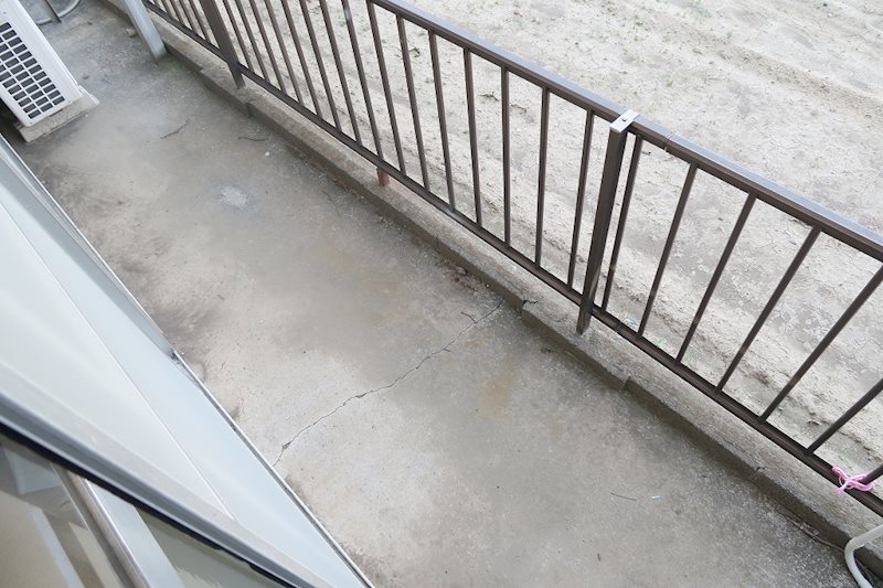 マーシャルハイツ  ベランダ