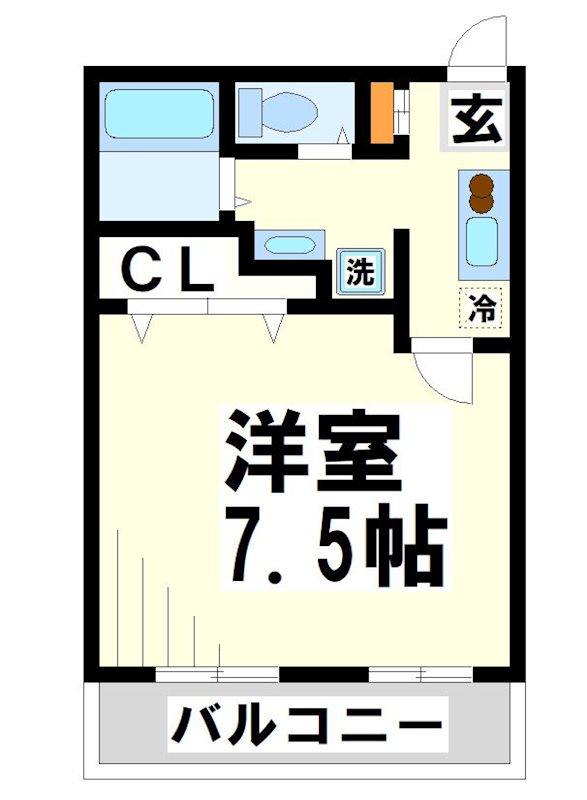 ツキムラマンション   間取り