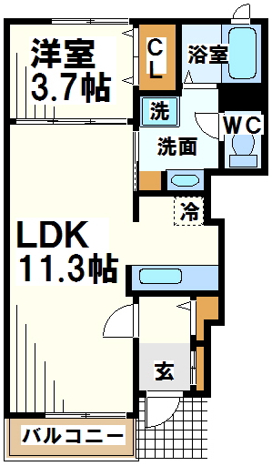 グランデニケⅡ 間取り