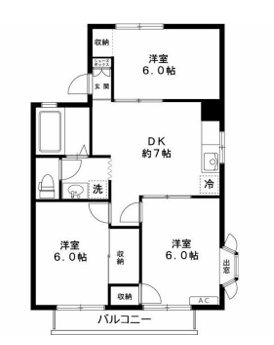 コーポ七草　  間取り