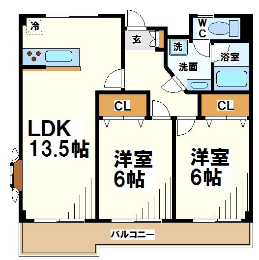 ワコーレつつじヶ丘  間取り