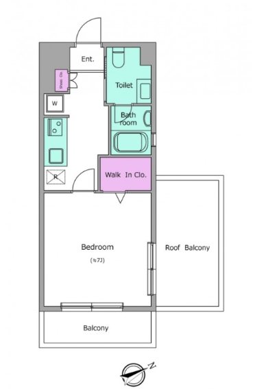 レジディア調布   間取り