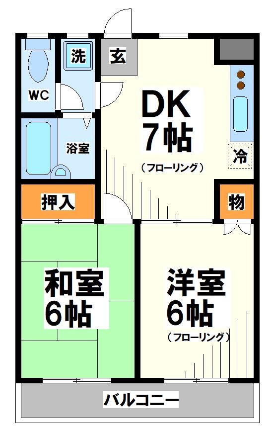 グリーンシャトーⅢ 間取り