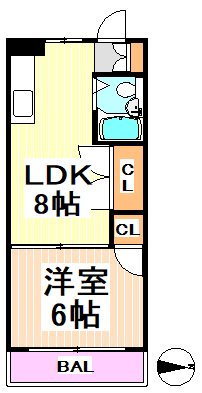 第2ハイツモンテ 間取り