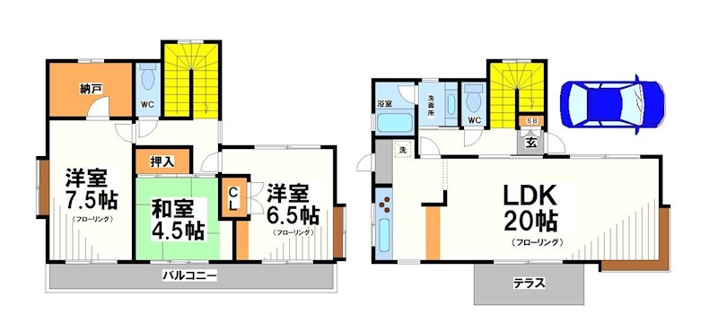 三鷹中原Ｍハウス 間取り