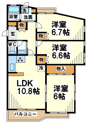 宮前エクセルハイツ  間取り