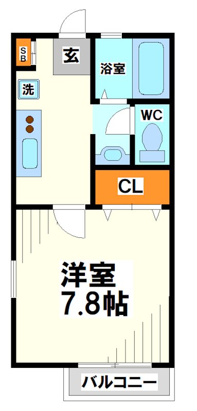 ドエル弐番館   間取り