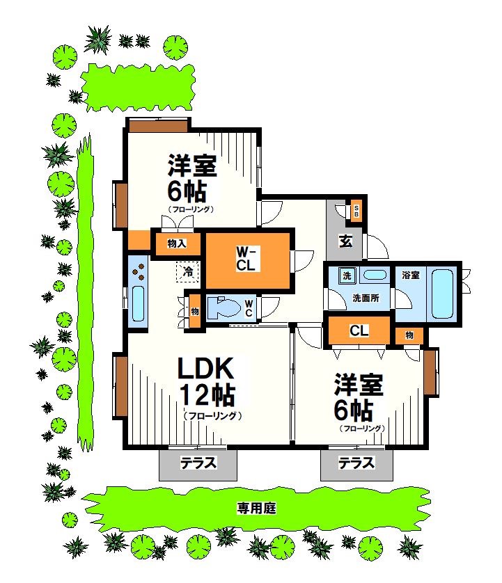 テラス喜多見ガーデン 間取り