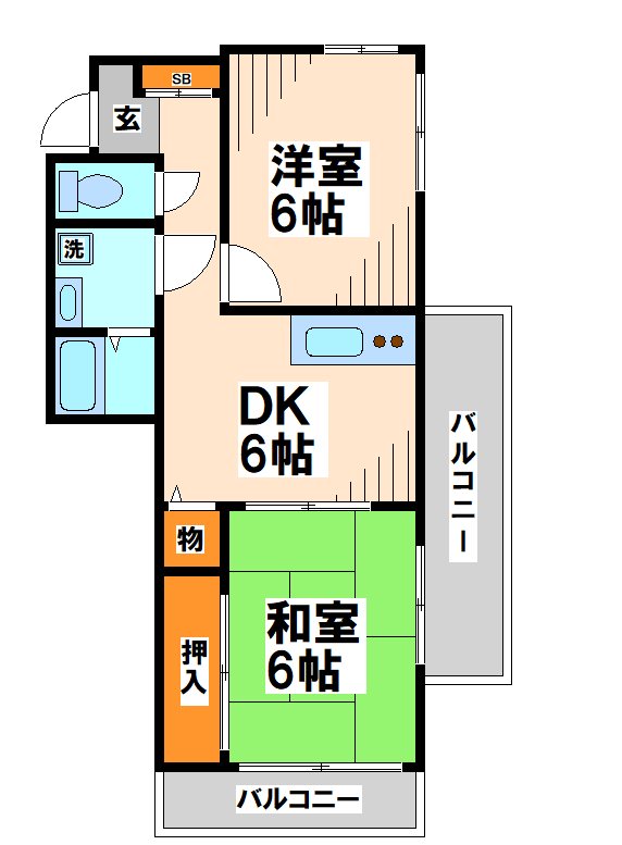 リバーサイドハイツリー　当店限定物件 間取り