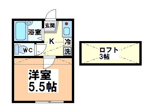 アイコート松原 間取り