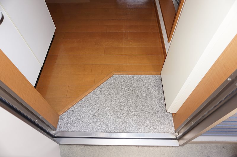 アイコート松原 玄関