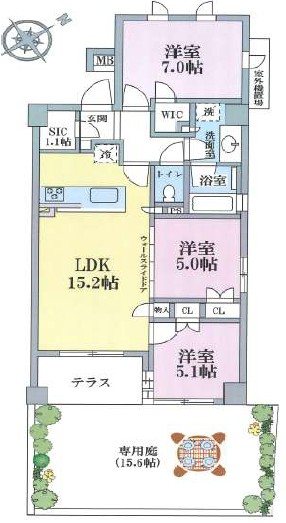 クレアホームズ永福町耀の邸 間取り