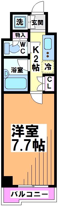 ルーブル明大前  間取り