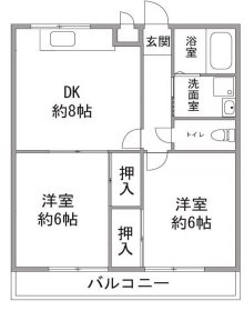 プラザ西調布    間取り