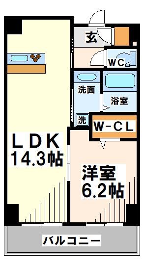 プレミアムコート府中 間取り