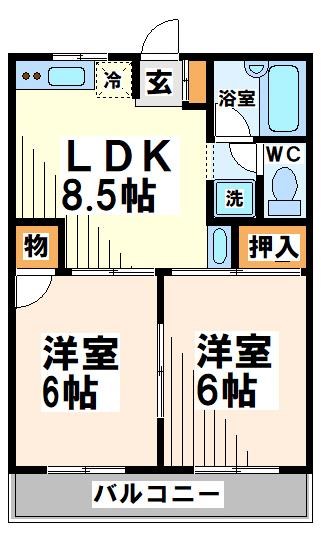 エレガント府中  間取り