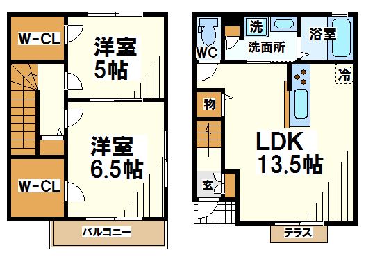 カーサアルベロ    間取り