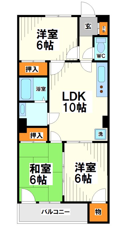 YMパレス   間取り