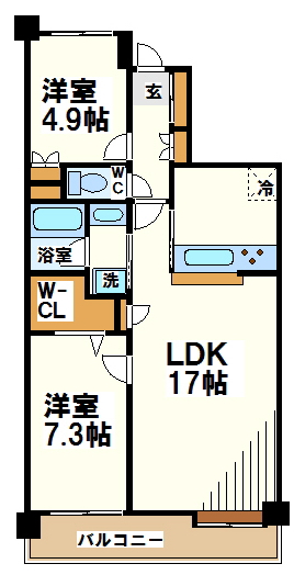 ガーデンハイツ調布柴崎 間取り
