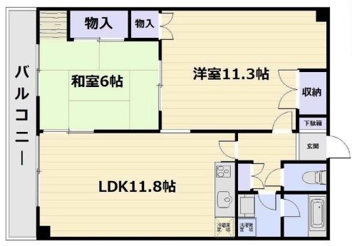 アヴァンセつつじヶ丘     間取り