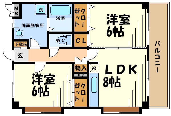 ロロピアーナ  間取り