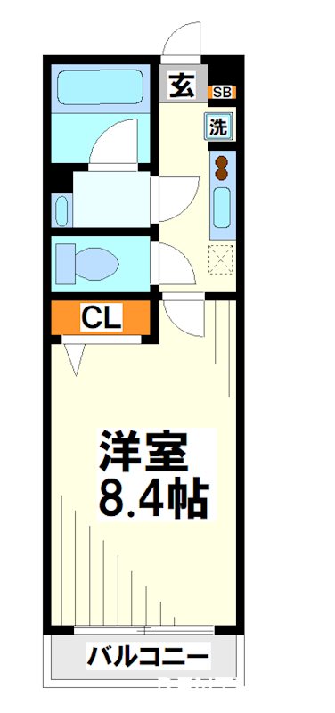 エストラスト西調布    間取り