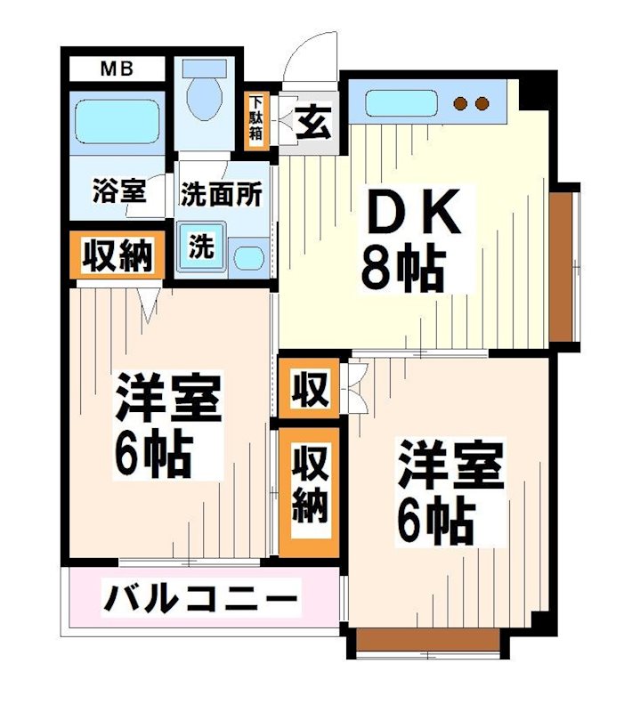 ガーデンヒルズ  間取り