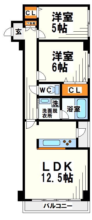 アーバンコート南烏山 間取り
