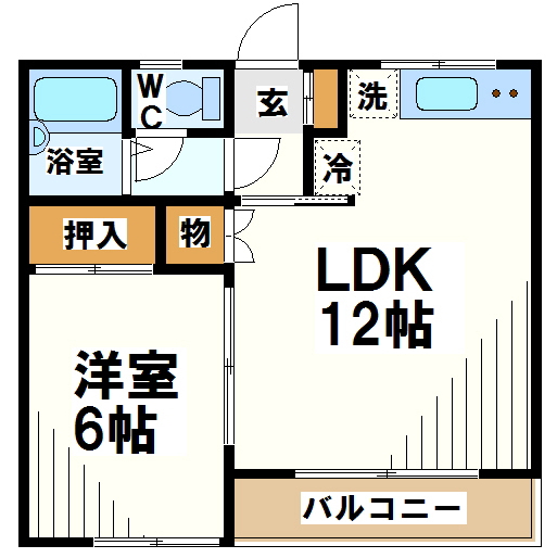 サンパレス調布Ⅱ  間取り