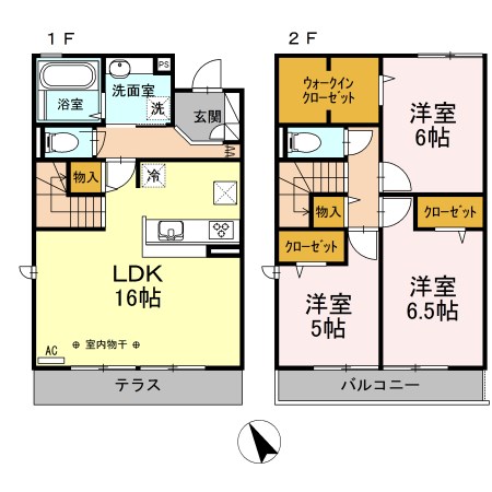 ル・リアン  間取り