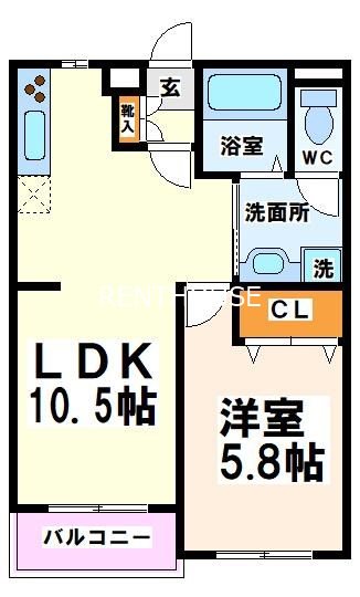 パークサイド８８  間取り
