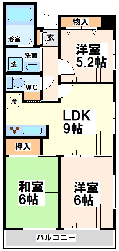 メインステイ関町 間取り