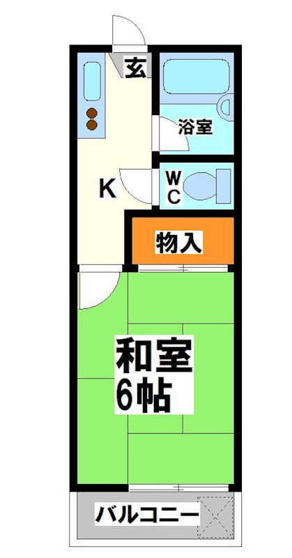 第一幸銀荘  間取り