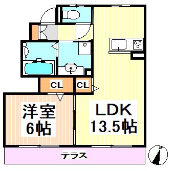 ラ　メール桜上水Ⅰ 間取り