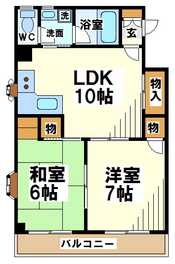 メゾンド24  間取り
