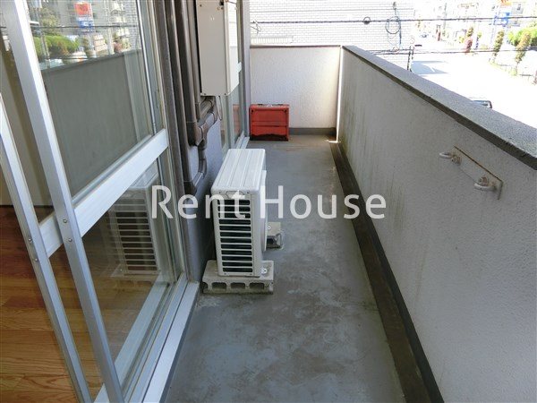 京西マンションビル 　当社管理物件 ベランダ