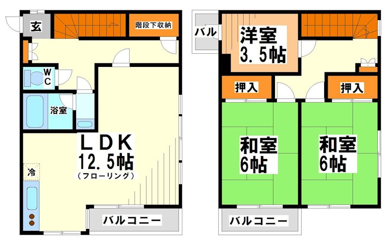 サンライズ狛江Ｂ  間取り