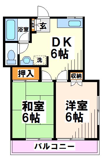 ハイツアベニュー 間取り