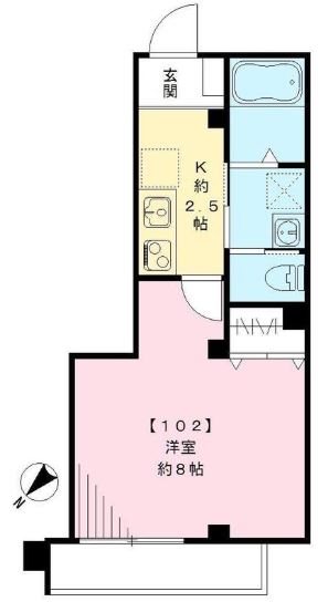 キューブ永福町 間取り